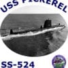 SS 524 USS Pickerel 2-Sided Photo T-Shirt