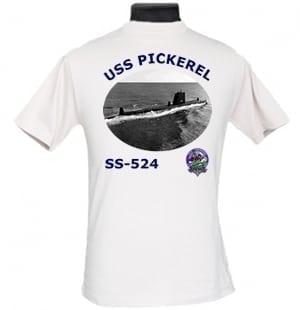 SS 524 USS Pickerel 2-Sided Photo T-Shirt