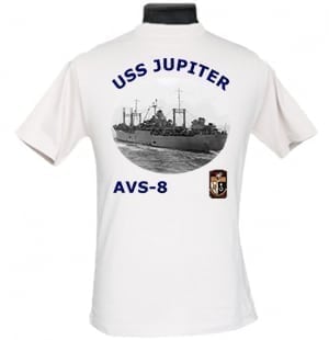 AVS 8 USS Jupiter 2-Sided Photo T Shirt