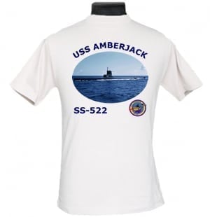 SS 522 USS Amberjack 2-Sided Photo T-Shirt