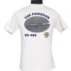 SS 486 USS Pomodon 2-Sided Photo T-Shirt
