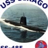 SS 485 USS Sirago 2-Sided Photo T-Shirt