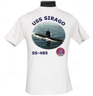 SS 485 USS Sirago 2-Sided Photo T-Shirt