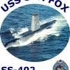 SS 402 USS Sea Fox 2-Sided Photo T-Shirt