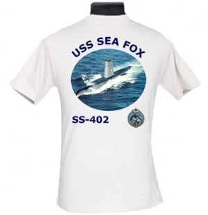 SS 402 USS Sea Fox 2-Sided Photo T-Shirt