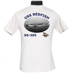 SS 395 USS Redfish 2-Sided Photo T-Shirt