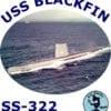 SS 322 USS Blackfin 2-Sided Photo T-Shirt