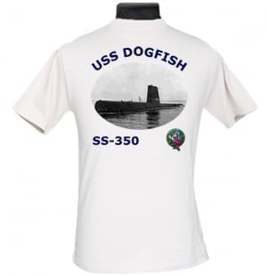 SS 350 USS Dogfish 2-Sided Photo T-Shirt