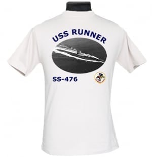 SS 476 USS Runner 2-Sided Photo T-Shirt