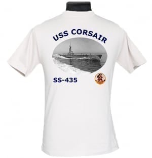 SS 435 USS Corsair 2-Sided Photo T-Shirt