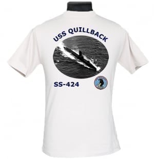 SS 424 USS Quillback 2-Sided Photo T-Shirt