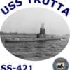 SS 421 USS Trutta 2-Sided Photo T-Shirt