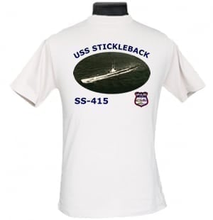 SS 415 USS Stickleback 2-Sided Photo T-Shirt