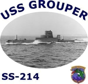 SS 214 USS Grouper 2-Sided Photo T-Shirt