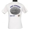 SS 477 USS Conger 2-Sided Photo T-Shirt