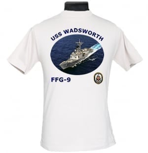 FFG 9 USS Wadsworth 2-Sided Photo T Shirt