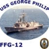 FFG 12 USS George Philip 2-Sided Photo T Shirt