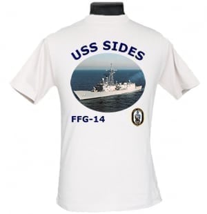 FFG 14 USS Sides 2-Sided Photo T Shirt