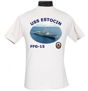 FFG 15 USS Estocin 2-Sided Photo T Shirt