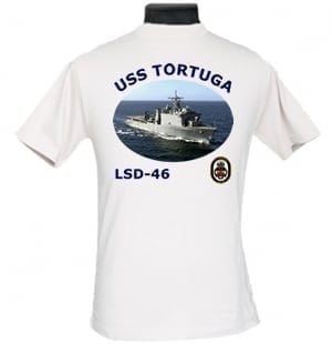 LSD 46 USS Tortuga 2-Sided Photo T-Shirt
