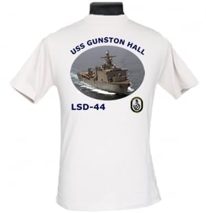 LSD 44 USS Gunston Hall 2-Sided Photo T-Shirt
