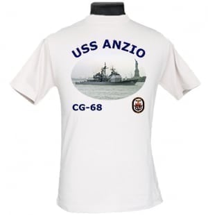 CG 68 USS Anzio 2-Sided Photo T Shirt