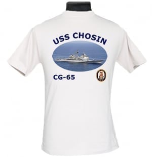 CG 65 USS Chosin 2-Sided Photo T Shirt