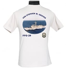 FFG 29 USS Stephen W. Groves Navy Wife Photo T-Shirt