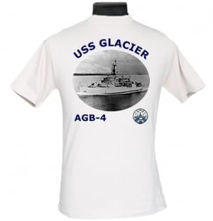 AGB 4 USS Glacier 2-Sided Photo T Shirt