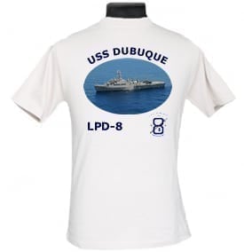 LPD 8 USS Dubuque Navy Mom Photo T Shirt