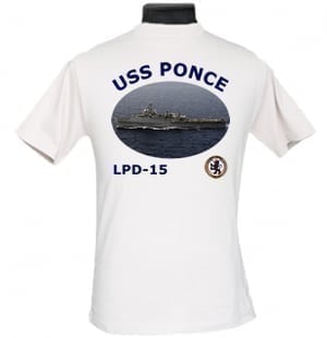 LPD 15 USS Ponce Navy Mom Photo T Shirt