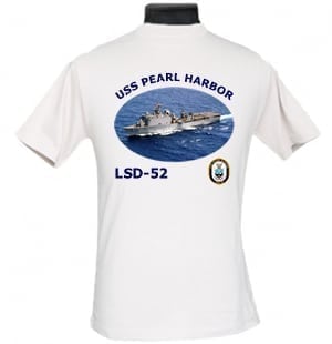 LSD 52 USS Pearl Harbor Navy Mom Photo T Shirt