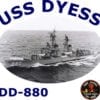 DD 880 USS Dyess 2-Sided Photo T Shirt