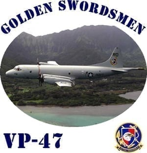 VP 47 Golden Swordsmen 2-Sided Photo T Shirt