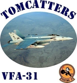 VFA 31 Tomcatters 2-Sided Hornet Photo T Shirt