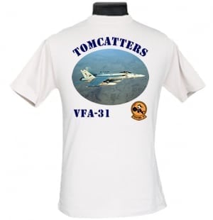 VFA 31 Tomcatters 2-Sided Hornet Photo T Shirt