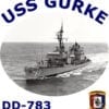 DD 783 USS Gurke 2-Sided Photo T Shirt