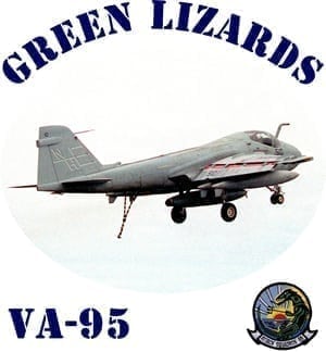 VA 95 Green Lizards 2-Sided Photo T Shirt