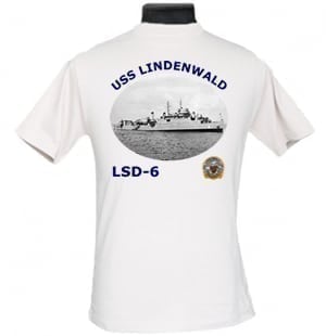 LSD 6 USS Lindenwald 2-Sided Photo T-Shirt