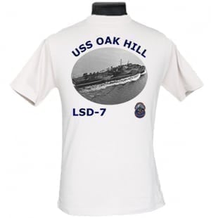 LSD 7 USS Oak Hill 2-Sided Photo T-Shirt