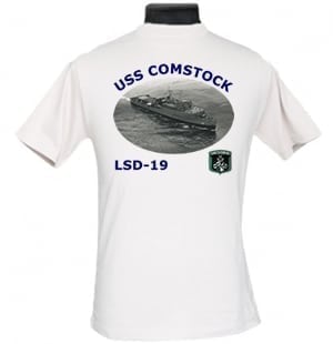 LSD 19 USS Comstock 2-Sided Photo T-Shirt