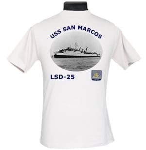 LSD 25 USS San Marcos 2-Sided Photo T-Shirt