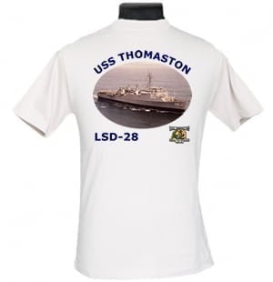 LSD 28 USS Thomaston 2-Sided Photo T-Shirt
