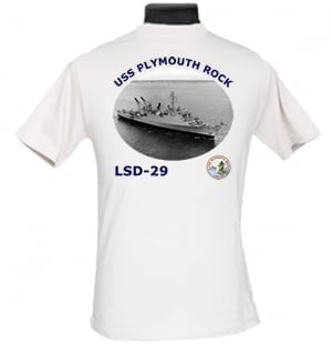 LSD 29 USS Plymouth Rock 2-Sided Photo T-Shirt