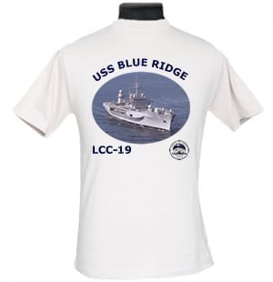 LCC 19 USS Blue Ridge Navy Dad Photo T-Shirt