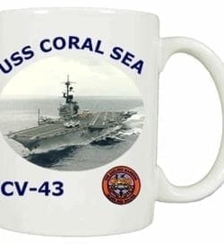 CV 43 USS Coral Sea Coffee Mug