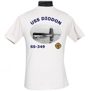 SS 349 USS Diodon 2-Sided Photo T-Shirt