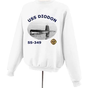 SS 349 USS Diodon Photo Sweatshirt