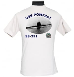 SS 391 USS Pomfret 2-Sided Photo T-Shirt