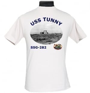 SSG 282 USS Tunny 2-Sided Photo T Shirt